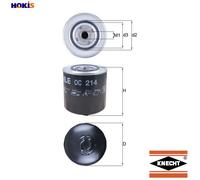 Oil Filter fits VW TRANSPORTER Mk4 1.9D 90 to 96 Mahle 069115561 069115561A New