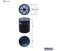 MAHLE OC 217/6 Oil filter