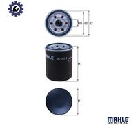 MAHLE OC 217/6 Oil filter