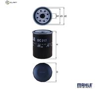 MAHLE OC 217 Oil Filter