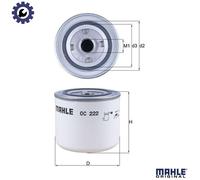 Mahle Original Oil Filter OC 222 - OE matching fit & quality for Volvo & Alfa Romeo