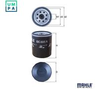 MAHLE OC237/1 Oil Filter Fits FSO Land Rover LDV Lotus MG Morgan Morris Rover