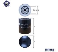 OIL FILTER OC 248 FOR 8040.25 3.9L 4cyl