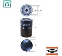 OIL FILTER OC 257 FOR VW AUDI CABRIOLET 100 A4/S4 A6/S6 AVG/AFN/AHH/AHU 1.9L A4