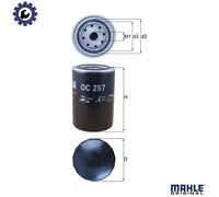 MAHLE OC 257 Oil Filter