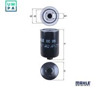 MAHLE OC26 OIL FILTER