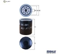 MAHLE OC 261 Oil filter