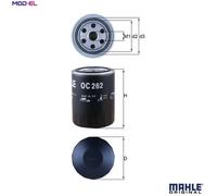 MAHLE OC 262 Oil filter