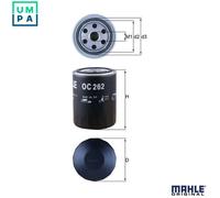 MAHLE OC 262 Oil filter