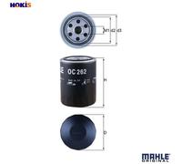 MAHLE OC 262 Oil filter
