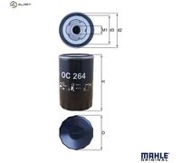 KNECHT OC 264 Oil filter