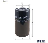 OIL FILTER OC 267 FOR 8210.22 13.8L 6cyl