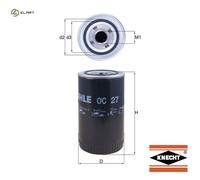 MAHLE OC 27 Oil Filter