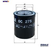 MAHLE OC 275 Oil filter