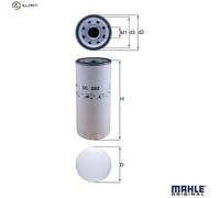 Oil Filter OC282 Mahle C3313283 61259040 700703332 73124135 74322701 79817883