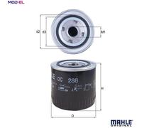 Oil Filter fits FORD MUSTANG 4.0 4.6 2004 on C46USEM Mahle 3322581 3652061 New