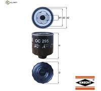 OIL FILTER OC 295 FOR SKODA OCTAVIA/II/Combi LAURA ROOMSTER/Praktik FABIA VW