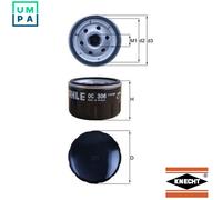 KNECHT OC 306 Oil Filter for BMW,BMW MOTORCYCLES,FIAT,RENAULT,TOYOTA