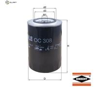 MAHLE OC 308 Oil filter
