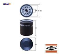 OIL FILTER OC 405/3 FOR X 20 SE 2.0L 4cyl