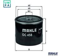 MAHLE OC 458 Oil Filter