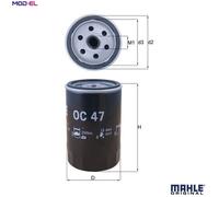 MAHLE ORIGINAL OC 47 Oil filter