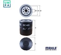 Oil Filter fits AUDI S4 B5 2.7 97 to 01 Mahle 078115561 078115561D 078115561H