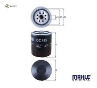 OIL FILTER OC 485 FOR SKODA VW AUDI CABRIOLET 100 A4/S4/Convertible A6/S6 A8L