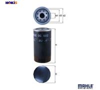 Mahle Oil Filter OC502 fits Daf Iveco-Ford Trucks - Genuine Part
