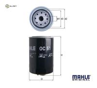 x1 Mahle Oil Filter OC51 77844681 OE 1498028 C7NN6714B 7984460 Made in AT