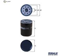 MAHLE OC 521 Oil filter