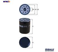 MAHLE OC 521 Oil filter
