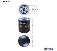 Oil filter Spin-on Filter OC 540 KNECHT for KIA HYUNDAI