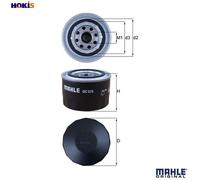 GENUINE MAHLE OIL FILTER ELEMENT - OC570