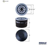 GENUINE MAHLE OIL FILTER ELEMENT - OC570
