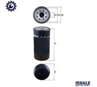 MAHLE OC 584 Oil Filter Fits Isuzu Rodeo MK1 Trooper Open Off-Road Vehicle