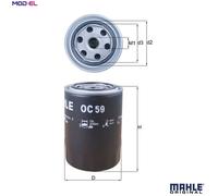 MAHLE OC 59 Oil Filter