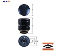 Oil Filter OC593/3 Mahle 03C115561D 03C115561E 03C115561H