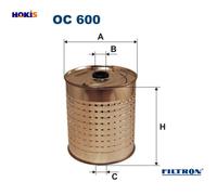 OIL FILTER OC 600 FOR MERCEDES-BENZ HECKFLOSSE HENSCHEL/2-t 8 T2/L/Van 2.0L 4cyl
