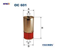 OIL FILTER OC 601 FOR MERCEDES-BENZ T2/LN1/Dump/Truck/Platform/Chassis/Van T1