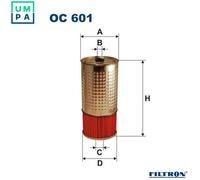 OIL FILTER OC 601 FOR MERCEDES-BENZ T2/LN1/Dump/Truck/Platform/Chassis/Van T1