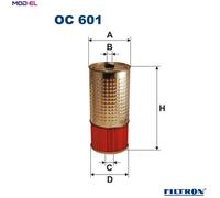 OIL FILTER OC 601 FOR MERCEDES-BENZ T2/LN1/Dump/Truck/Platform/Chassis/Van T1