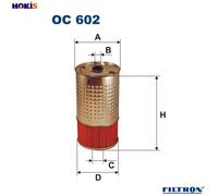 Fits FILTRON OC 602 OIL FILTER.DB 124D,201D UK Stock