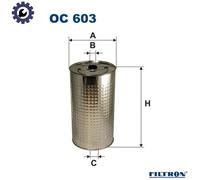 OIL FILTER OC 603 FOR MERCEDES-BENZ T2/L/Platform/Chassis/Van 5.7L 6cyl T2L Van
