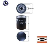 OIL FILTER OC 615 FOR FORD AUSTRALIA PEUGEOT FORD ASIA & OCEANIA MAZDA