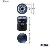 MAHLE OC 615 Oil Filter