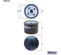 OIL FILTER OC 64 FOROIL FILTER OC 64 FOR VOLVO BOMAG FARYMANN DIESEL DEUTZ A