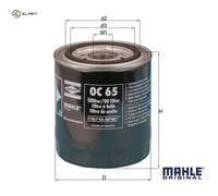 OIL FILTER OC 65 FOR FIAT LANCIA FORD SIERRA/Turnier/Break/Hatchback GRANADA