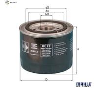 MAHLE OC 77 Oil filter