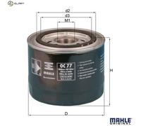 OIL FILTER OC 77 FOR ACURA ROVER TRIUMPH HONDA FIT/II/MONOCAB INTEGRA QUINTET